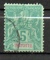 Col24 Colonies Mayotte N° 4 Oblitéré  Cote 4,50 € - Used Stamps