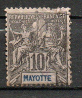Col24 Colonies Mayotte N° 5 Oblitéré  Cote 6,50 € - Oblitérés