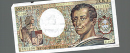 Billet 200 Francs 1992 - 200 F 1981-1994 ''Montesquieu''