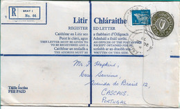 Ireland , Eire , 1978 , Stationery 37 P ,  Registration Label Bray I Nº 64  , Bré Claraith   Postmark - Entiers Postaux