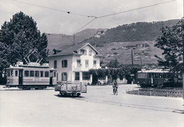 Chemin De Fer Suisse Bex-Villars-Bretaye, Train à Bex, Photo 1950, BVA BVB 58.1 - Villars-les-Moines