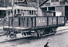 Chemin De Fer Suisse Bex-Villars-Bretaye, Train A Bévieux, Photo 1961, BVA VBV 58.5 - Villars-les-Moines