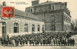 Romilly Sur Seine * école Des Garçons * Enfants écoliers * Groupe Scolaire - Romilly-sur-Seine