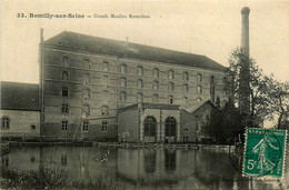 Romilly Sur Seine * Les Grands Moulins Raverdeau * Minoterie Cheminée - Romilly-sur-Seine