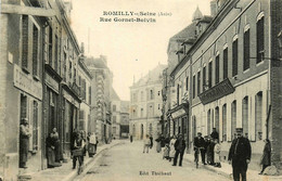 Romilly Sur Seine * La Rue Gornet Boivin * Hôtel Du Cygne De La Croix - Romilly-sur-Seine