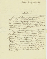 1819  Cahors => ST LAURENT De La Varnède NOMINATION ARMEE  M DE LA GUERRE Th. De Saint Laurent  Etat Major V.HIST. - Documents Historiques