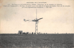 CPA AVIATION HISTOIRE DE L'AVIATION UN VIRAGE DE DELAGRANGE A BETHENY - ....-1914: Précurseurs