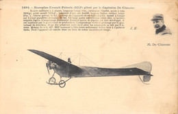 CPA AVIATION MONOPLAN ESNAULT PELTERIE REP PILOTE PAR LE CAPITAINE DE CHAUNAC - ....-1914: Precursori