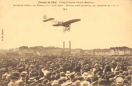 CPA AVIATION CIRCUIT DE L'EST CHAMP AVIATION ISSY LES MOULINEAUX ARRIVEE DE LEBLANC SUR BLERIOT - ....-1914: Precursors