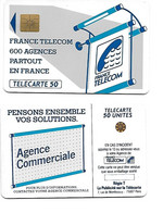 Télécarte France Télécom 50 - 600 Agences