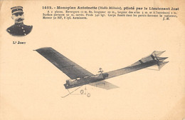 CPA AVIATION  MONOPLAN ANTOINETTE PILOTE PAR LE LIEUTENANT JOST - ....-1914: Precursori