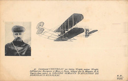CPA AVIATION LIEUTENANT CHEVREAU SUR BIPLAN WRIGHT - ....-1914: Precursors