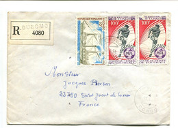 CONGO Loubomo 1976 - Affranchissement Sur Lettre Recommandée Par Avion - Football / Bateau - Other & Unclassified