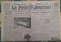 Quotidien Le Petit Journal 22 Aout 1919 Coastal Moor Boats Contre Les Cuirassés Bolchevistes - Le Petit Journal