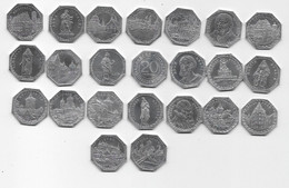 Allemagne - Nürnberg 20 Pfennig - Série De 23 Pièces Neuves - Aluminium - Conmemorativas
