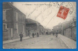 52 * ECLARON -   RUE DU GENERAL DEPONTHON -  LE FACTEUR - 1911 - Eclaron Braucourt Sainte Liviere