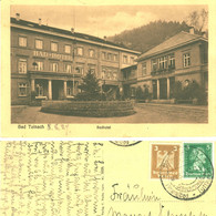 Bad Teinach Schwarzwald 1924 " Privatkarte Badhotel " Frank.Bedarf > Köthen - Bad Teinach