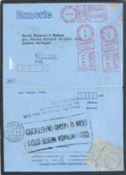 Carta Registada Do Banorte Banco Nacional Norte, Brasil B.F.B. 1982. Marca 'Deu Entrada Neste CTC1 Com Fecho Defeituoso - Covers & Documents