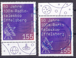 (3599) BRD 2021 50 Jahre 100m-Radio-Teleskop Effelsberg (A-1-54) - Oblitérés