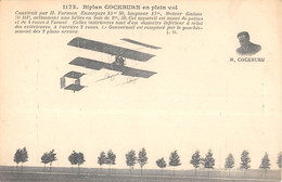 CPA AVIATION BIPLAN COCKBURN EN PLEIN VOL - ....-1914: Precursores