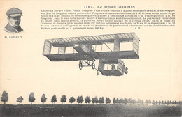 CPA AVIATION LE BIPLAN GOBRON - ....-1914: Précurseurs