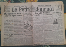 Quotidien Le Petit Journal 2 Aout 1919 Nouveau Bareme Des Soldes Dans L'armée Margulies En Conseil De Guerre A Marseille - Le Petit Journal