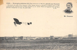 CPA AVIATION MONOPLAN BLERIOT XI PILOTE PAR DARIOLI - ....-1914: Précurseurs