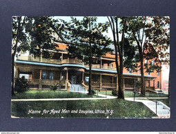 Ansichtskarte Postcard - Home Of Aged Men And Couples Utica New Jersey 1909 - Utica