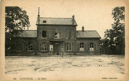 Nanteuil * Vue Sur La Gare * Le Parvis * Ligne Chemin De Fer - Nanteuil-le-Haudouin