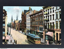 Ansichtskarte Postcard - Bleeker St. Utica New York 1910 - Utica