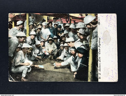 Ansichtskarte Postcard - US Soldiers Life - "cock Fighting" 1908 - Otros & Sin Clasificación