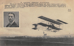 CPA AVIATION GRANDE SEMAINE D'AVIATION CHEURET SUR BIPLAN H.FARMAN - ....-1914: Vorläufer