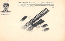 CPA AVIATION BIPLAN H.FARMAN TYPE MILITAIRE PILOTE PAR WYNMALEN - ....-1914: Précurseurs
