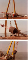 RARES - 3 Photos D'une Bouée De Signalisation Maritime En GUINÉE - 1980 - Vuurtorens