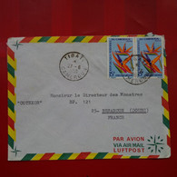 LETTRE PAR AVION CAMEROUN TIBATI POUR BESANCON MONTRES COTEXOR - Camerún (1960-...)