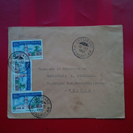 LETTRE PAR AVION MADAGASCAR ANTSIRABE POUR BESANCON MONTRES COTEXOR - Madagascar (1960-...)