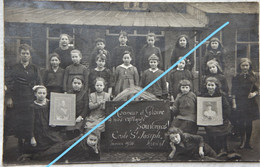 Photo HERSTAL Région Liège 1920 Photo De Classe Ecole Filles - Luoghi