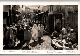 Spain Melilla Tetuan Calle De Los Herreros Market Street Woman Costume Stunning Image Morocco - Melilla