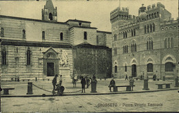 GROSSETO - Piazza Vittorio Emanuele - Animata - Inizi '900 - Rif. 436 PI - Grosseto