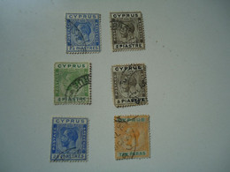 CYPRUS USED  STAMPS  6  KING - Other & Unclassified