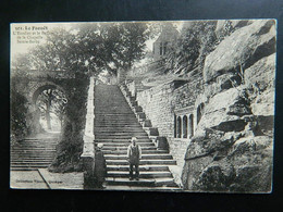 LE FAOUET                              L'ESCALIER ET LE BEFFROI DE LA CHAPELLE SAINTE BARBE - Faouët