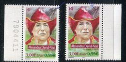 Variété N°3343 - 1 Exemplaire Montagne Rose +  Normal Montagne Grise - Neufs Luxe - Réf V 887 - Unused Stamps