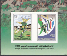 Soccer World Cup 2010 - ALGERIE - S/S Imp. MNH - 2010 – África Del Sur