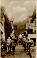 DEVON - A-C - CLOVELLY - HIGH STREET SHOWING NEW INN HOTEL RP Dv1306 - Clovelly