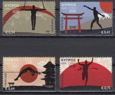 CYPRUS 2021.Summer Olympic Games Tokyo 2020 Set 4 Stamps MNH - Estate 2020 : Tokio