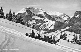 Gstaad Windspillen-Funi Ski Skifahrer - Gstaad