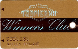 Casino Tropicana Las Vegas NV : Winners Club (Percée) - Casino Cards