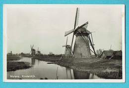 * Kinderdijk (Zuid Holland - Nederland) * (Uitg Gebrs. Verloop, Nr 1154) Molen, Moulin, Mill, Muhle, Fotokaart, Photo - Kinderdijk