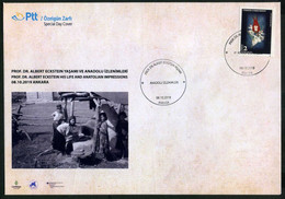 Türkiye 2019 Prof. Dr. Albert Eckstein, German Pediatrician And Academic, Special Cover - Storia Postale