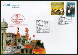 Türkiye 2019 National Stamp Exhibition, Ankara, Special Cover - Lettres & Documents